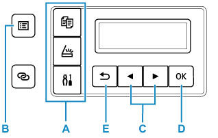 Canon Inkjet Manuals G6000 series LCD and Operation Panel